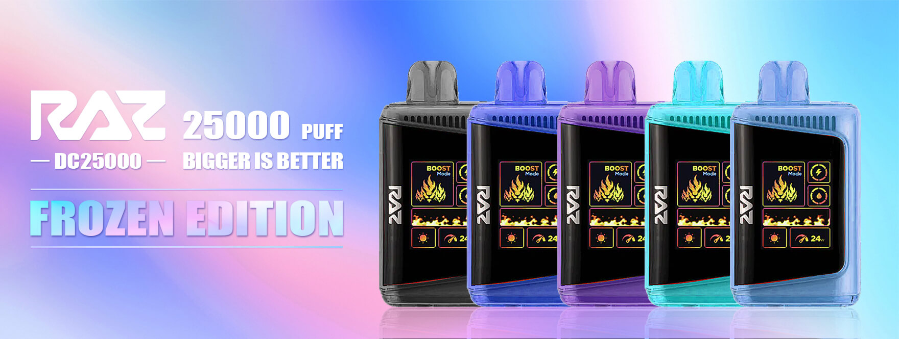 RAZ DC25000 Disposable Vape banner